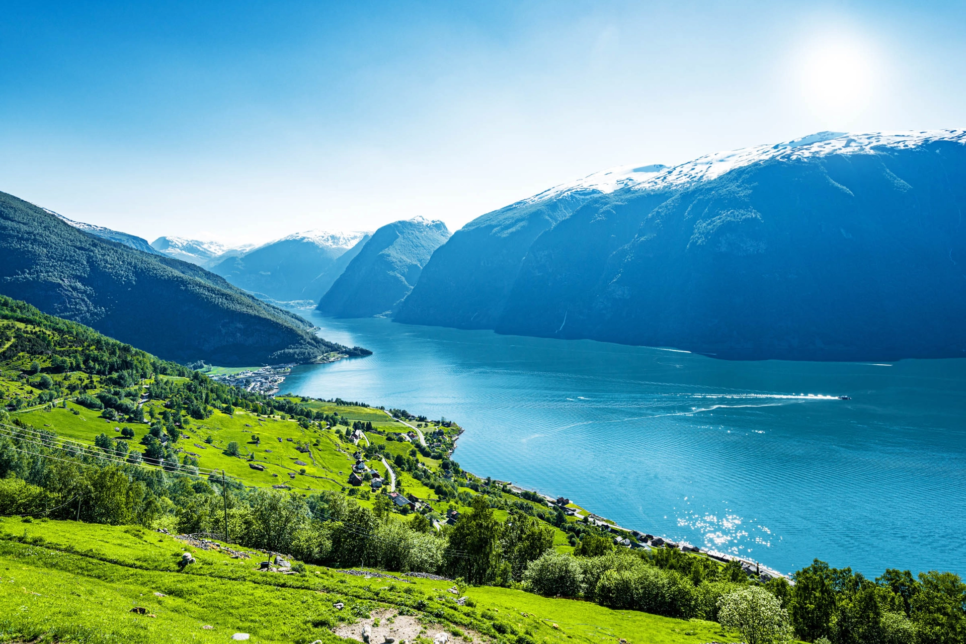 Utsikt över Sognefjorden