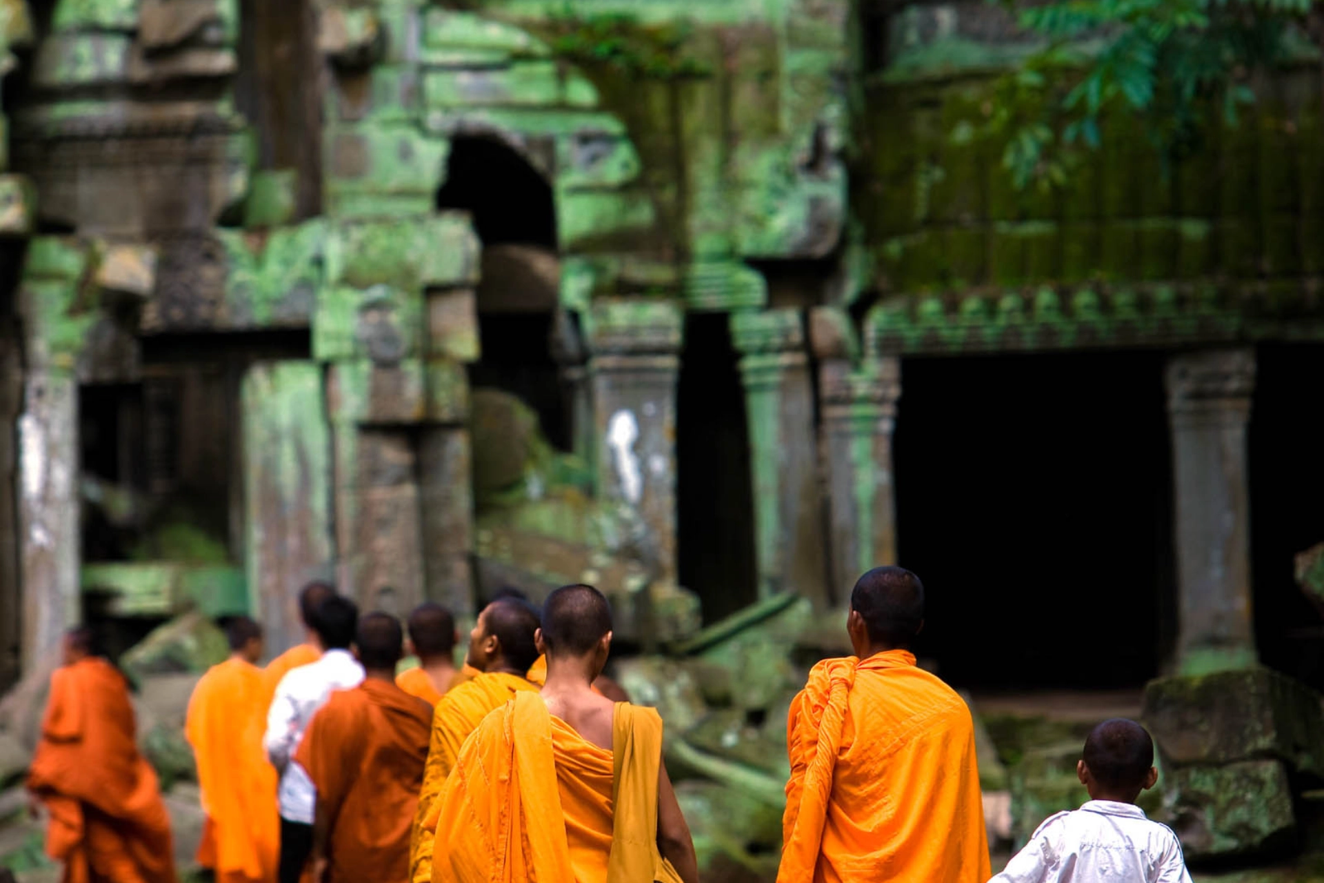 Tempel i Siem Riep, Kambodja