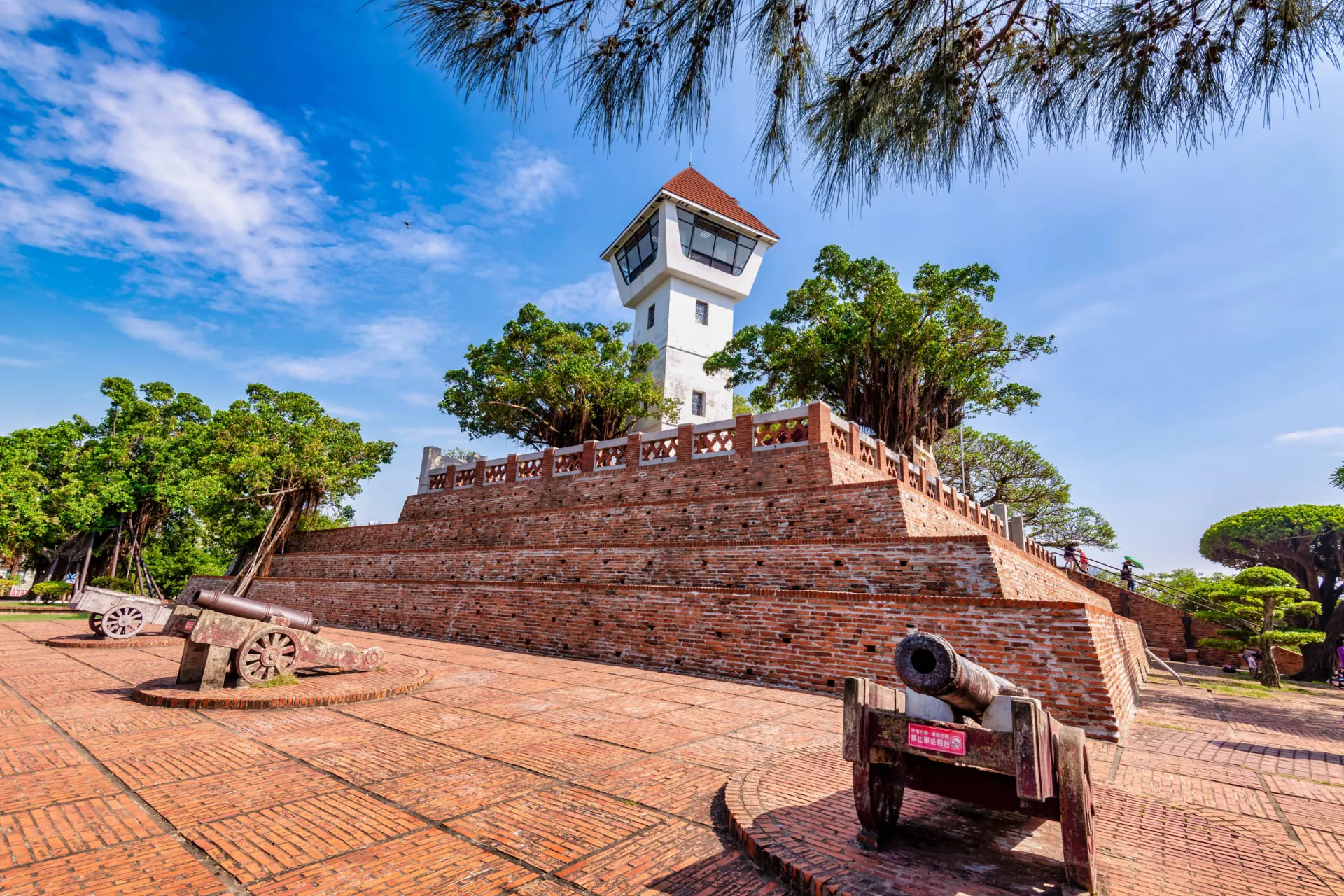 Anping Fort i Tainan byggdes ursprungligen av holländarna 1624