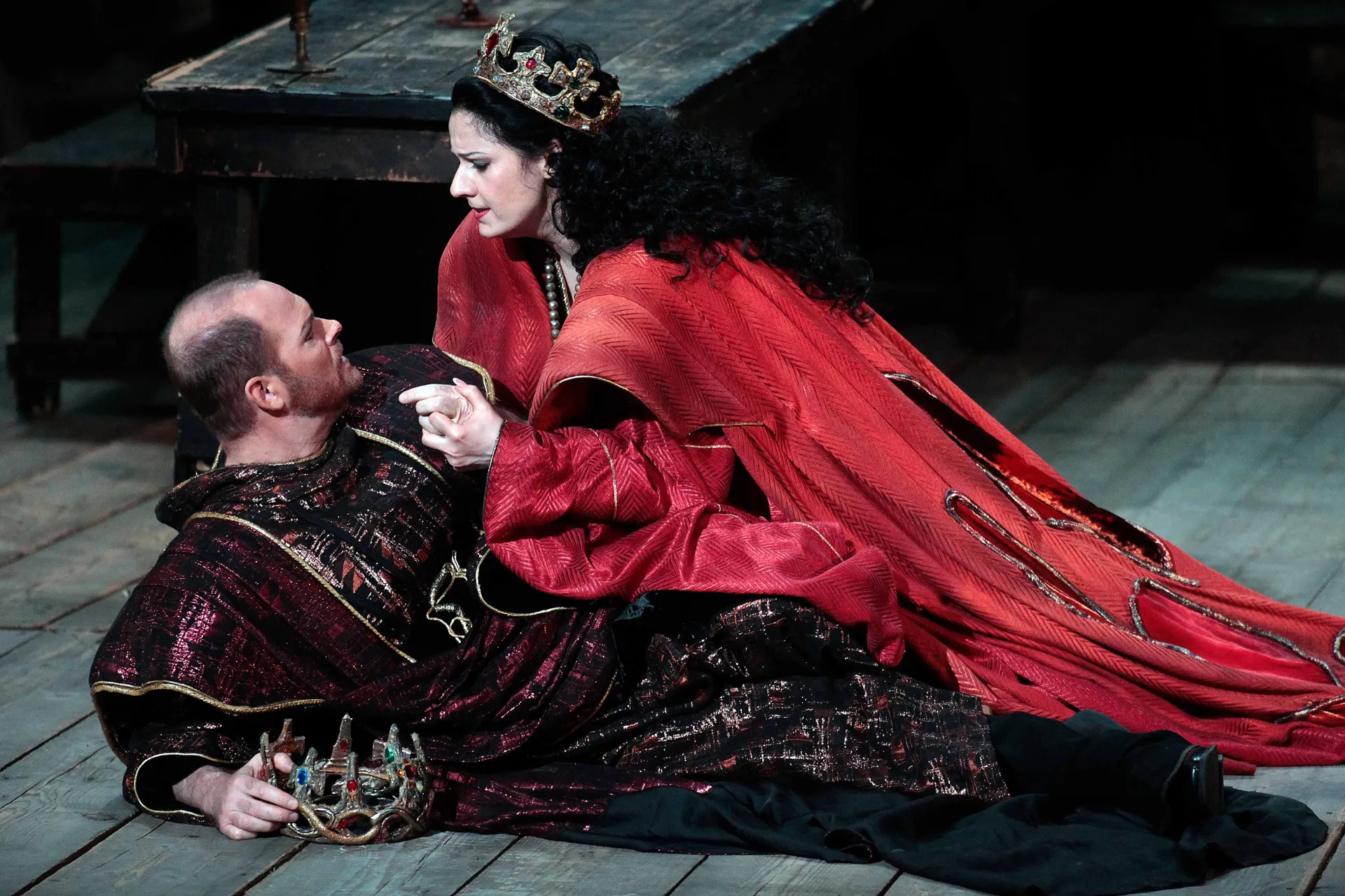 Scenbild från Verdis Macbeth Scenbild från Verdis Macbeth
