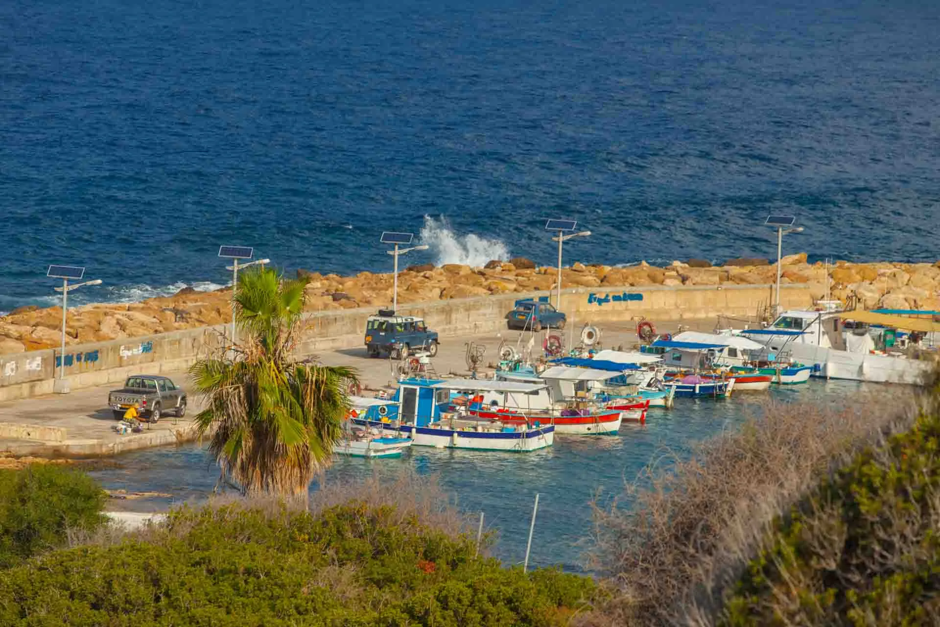 Den lilla fiskehamnen St. George’s Harbour