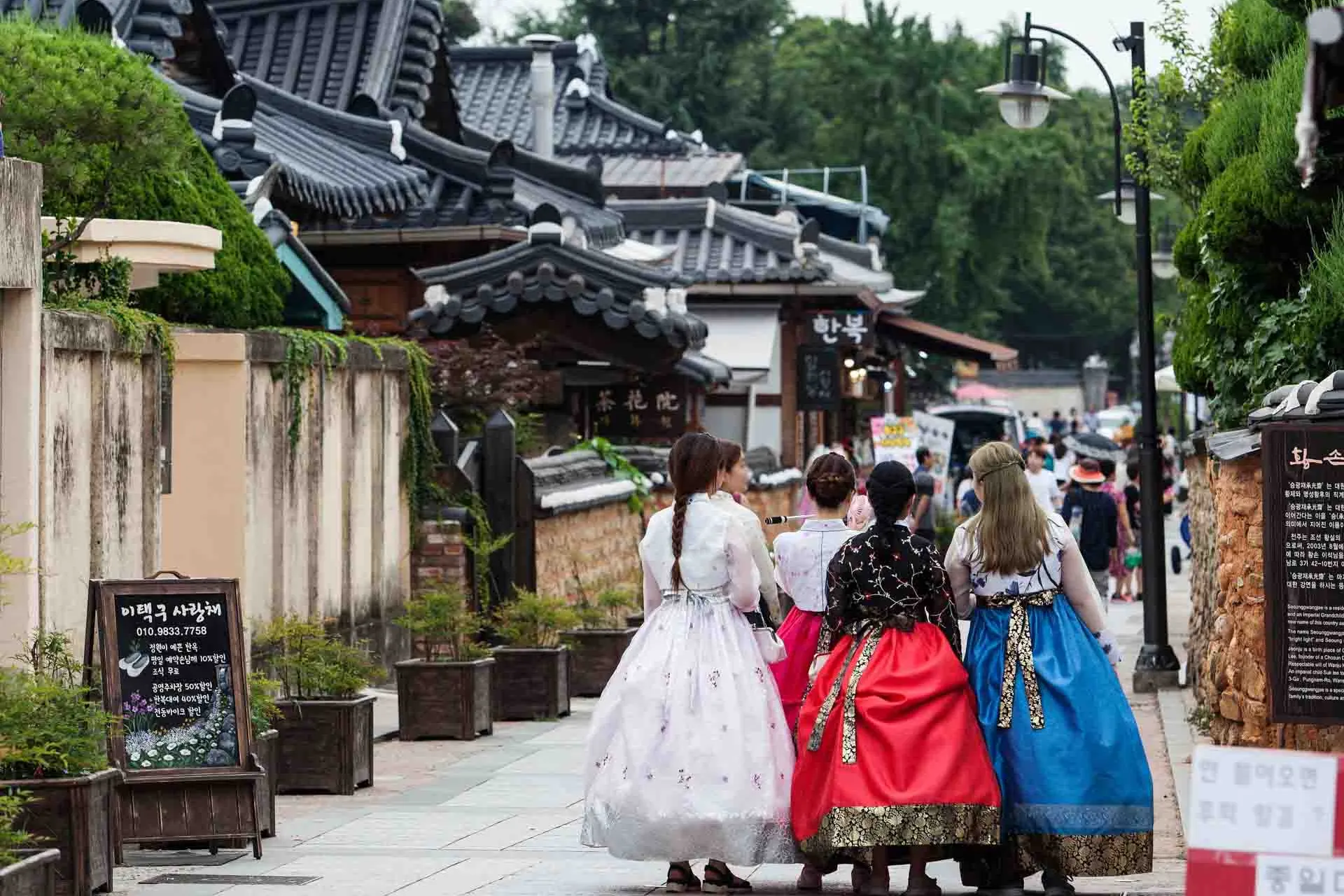 Ytterligare en scen från Jeonju Hanok Village