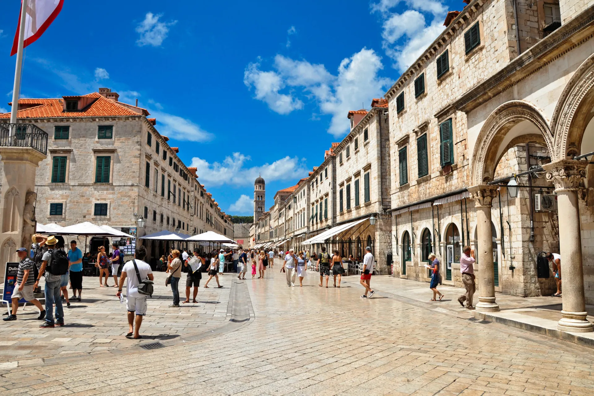 Den UNESCO‑fredade gamla stadskärnan i Dubrovnik