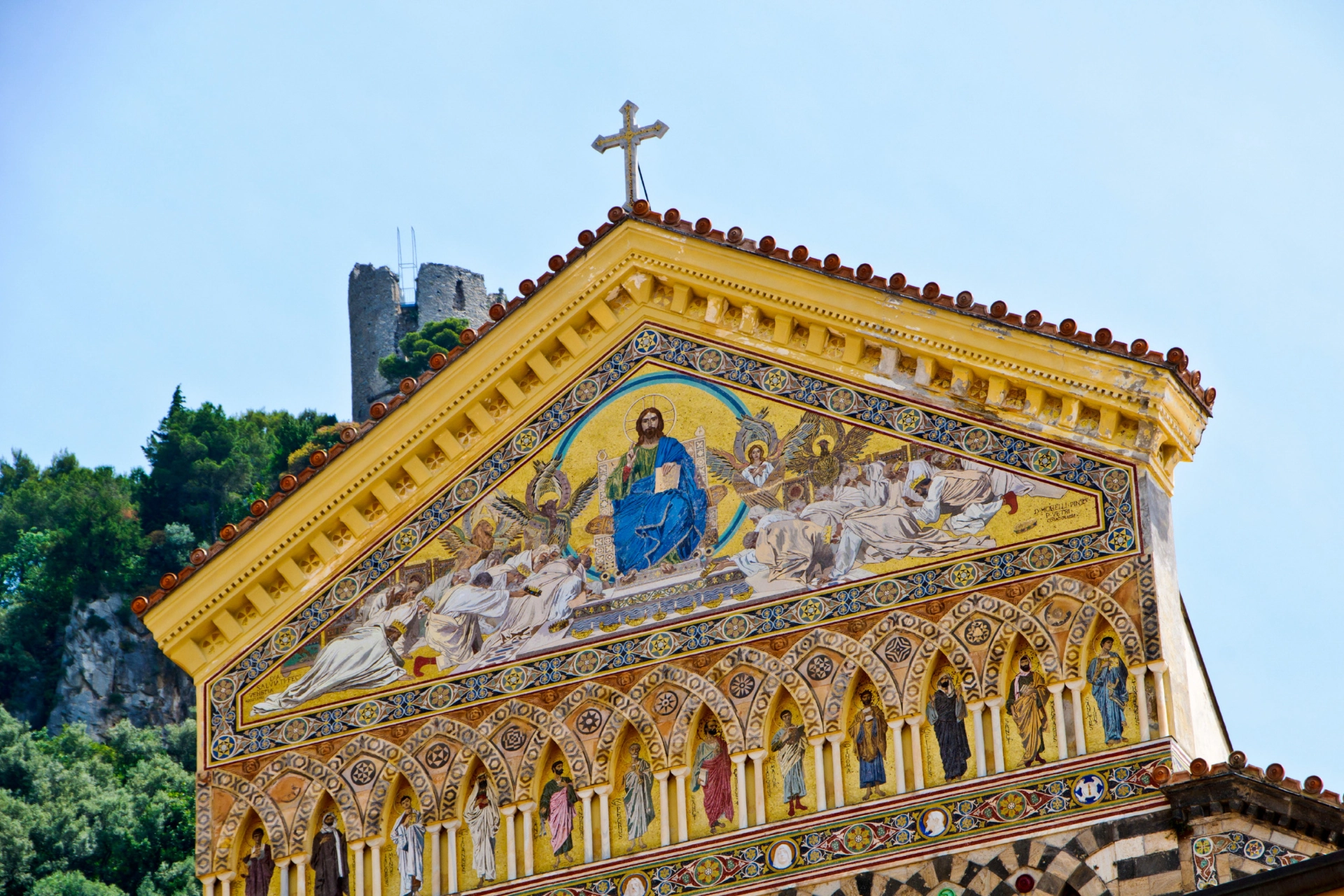 Katedralen i Amalfi stad