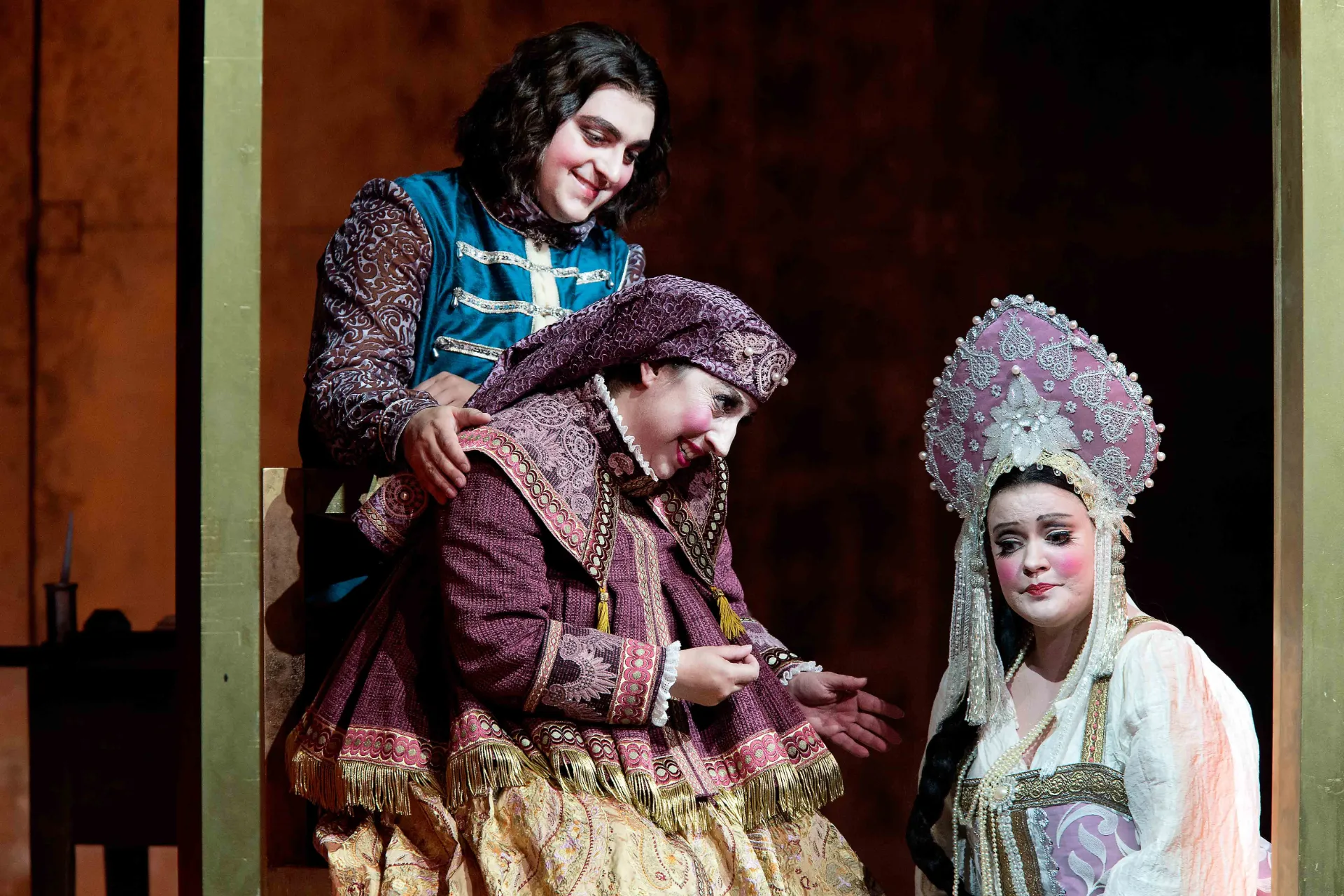 Scen ur Boris Godunov Scen ur Boris Godunov