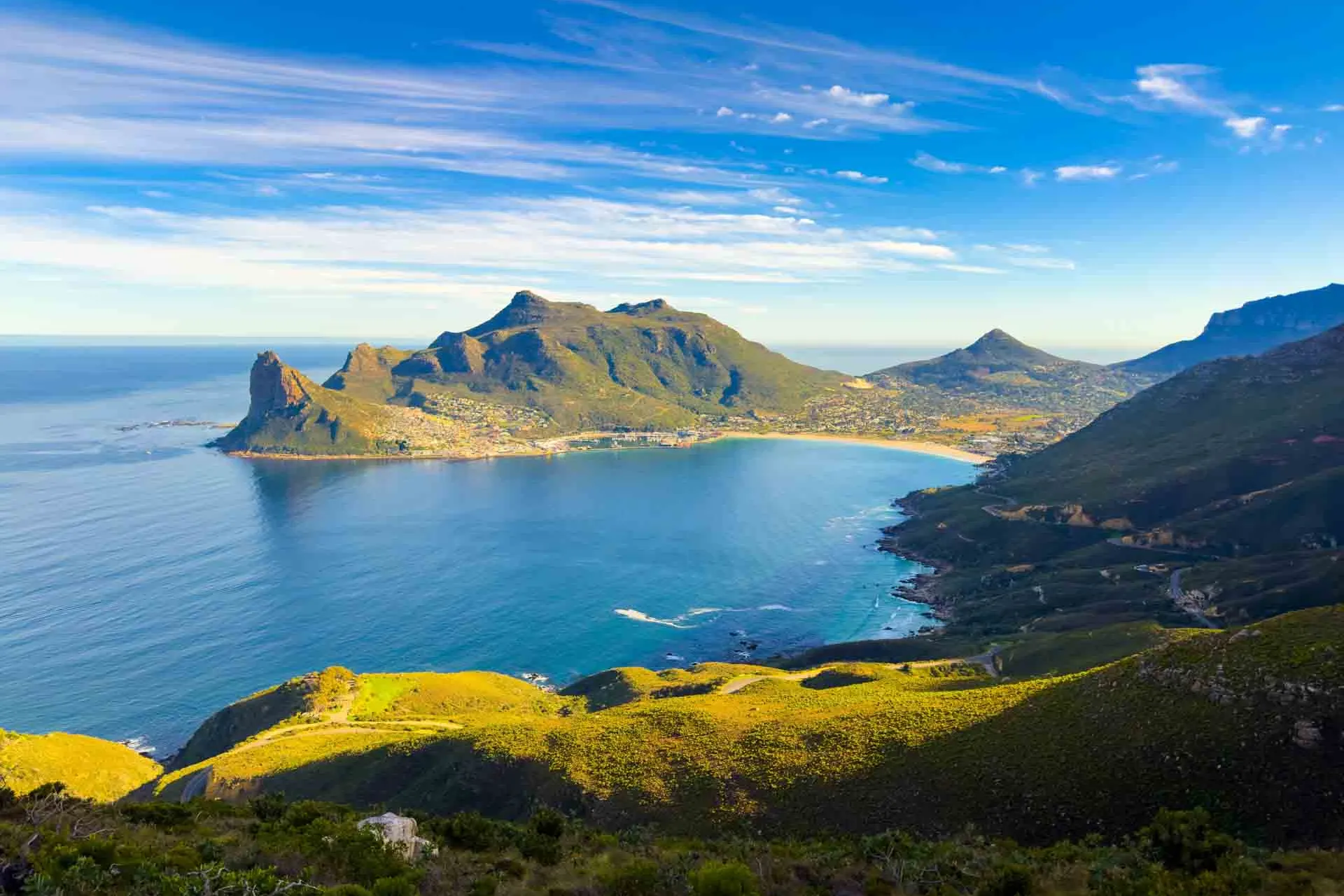 Hout Bay ligger ca 20 km söder om Kapstaden