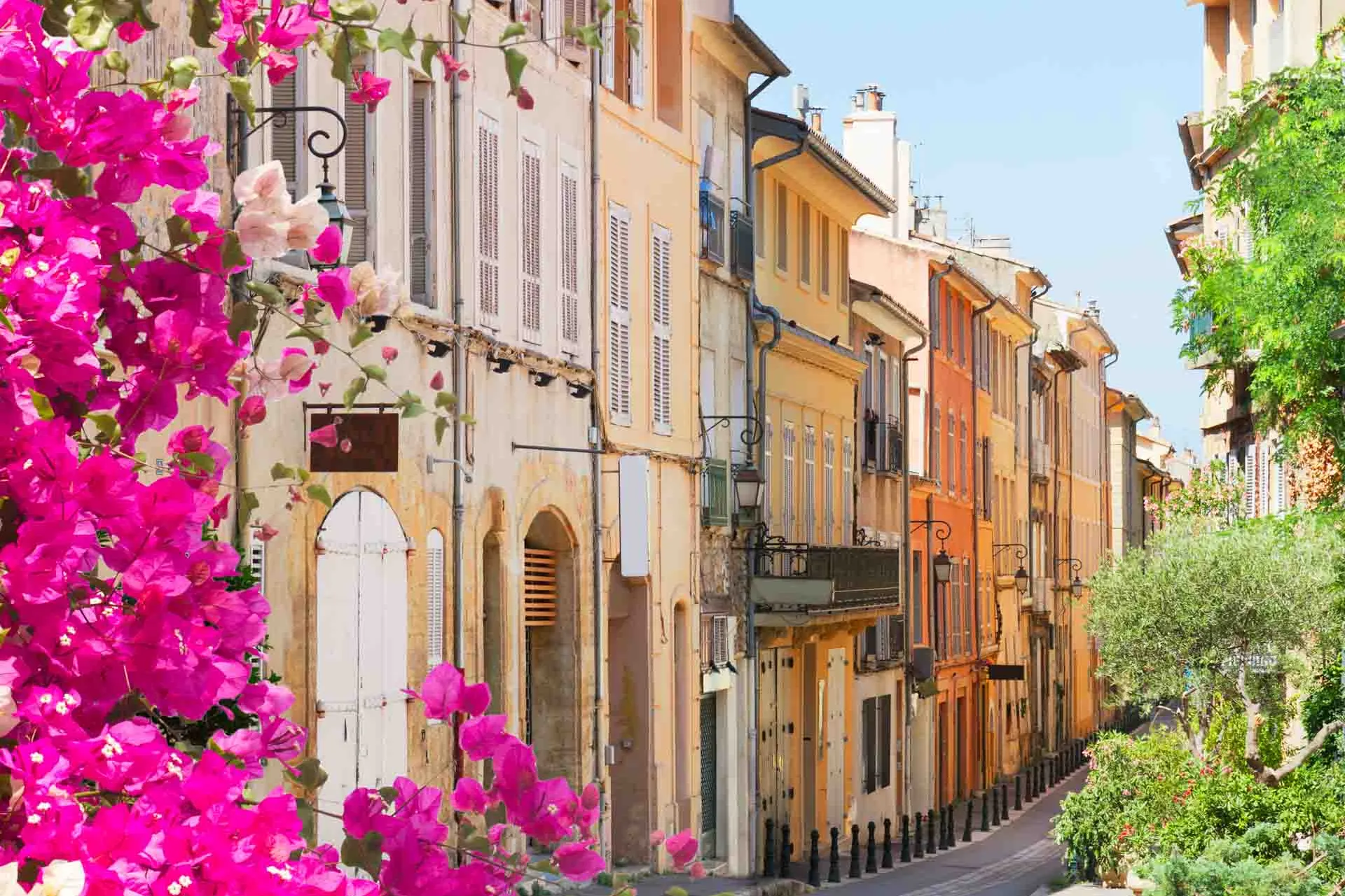 Stämningsbild från Aix-en-Provences gamla stad