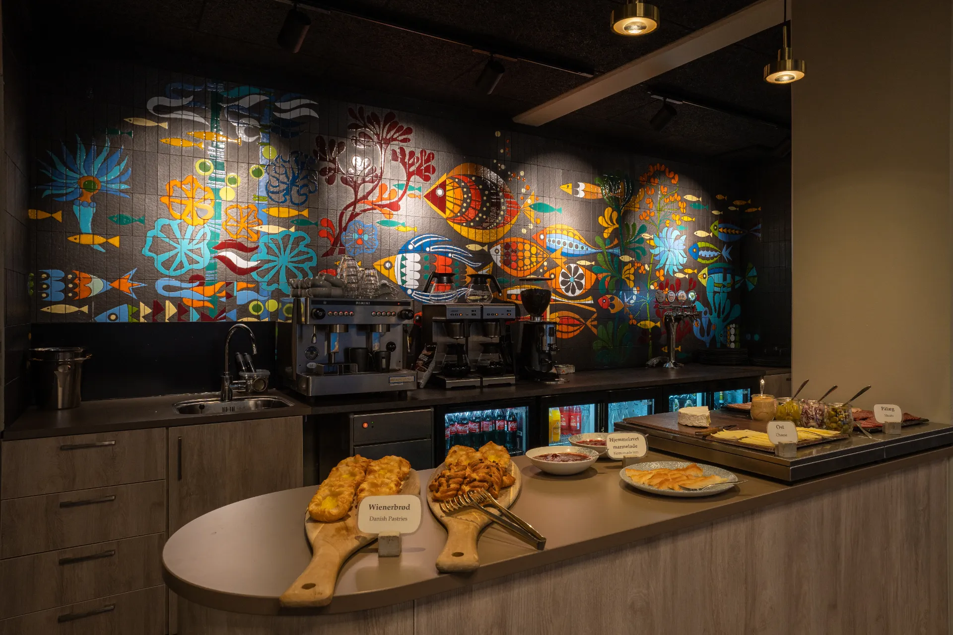 Frukost på Hotel Hvide Falk i Ilulissat Frukost på Hotel Hvide Falk i Ilulissat