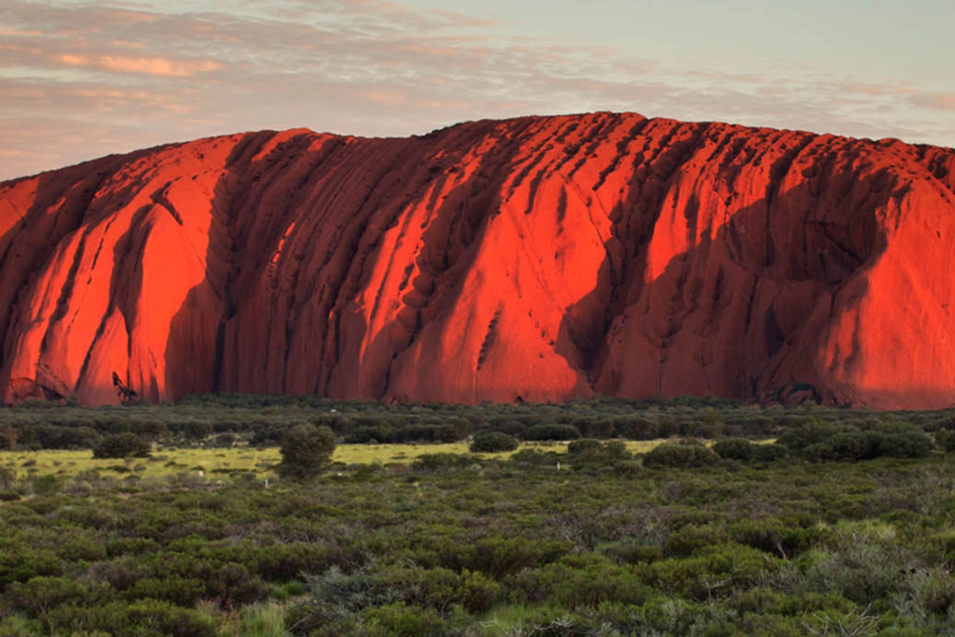Majestätiska Ayers Rock