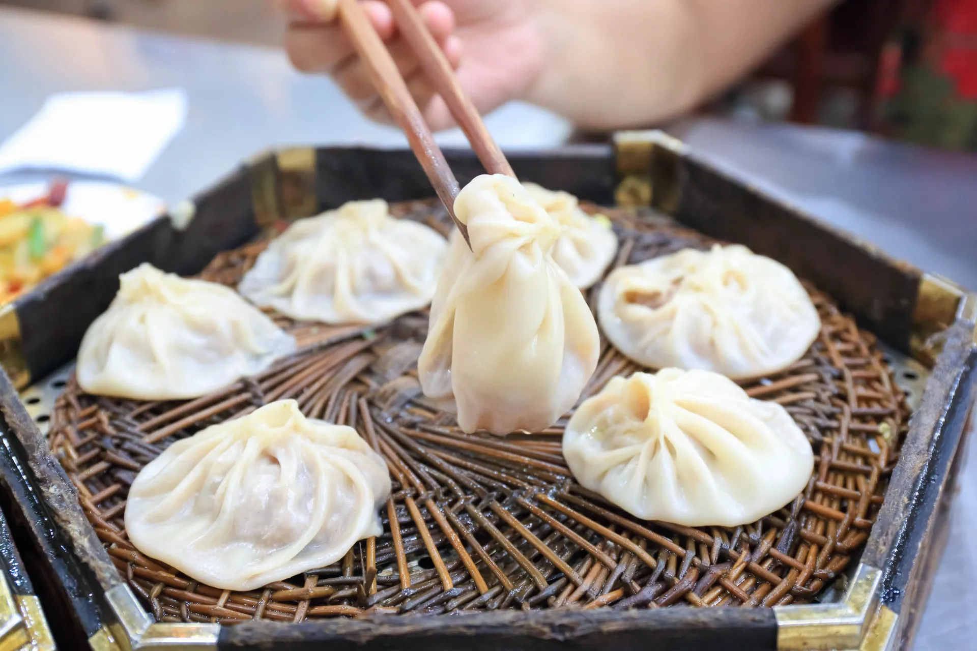 Xiao long bao – kinesiska sopdumplings från Shanghai