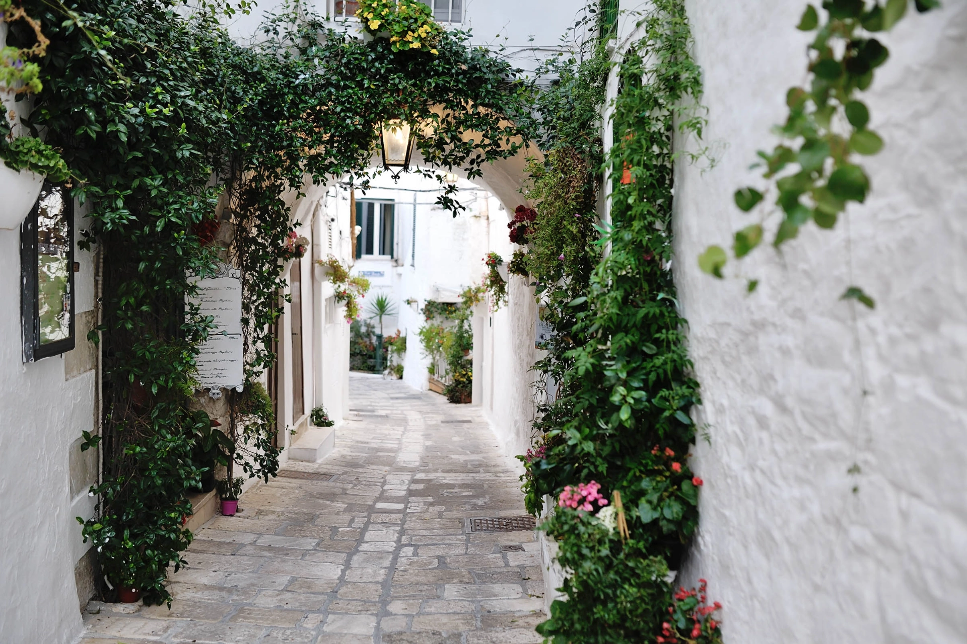 I den vita staden Ostuni
