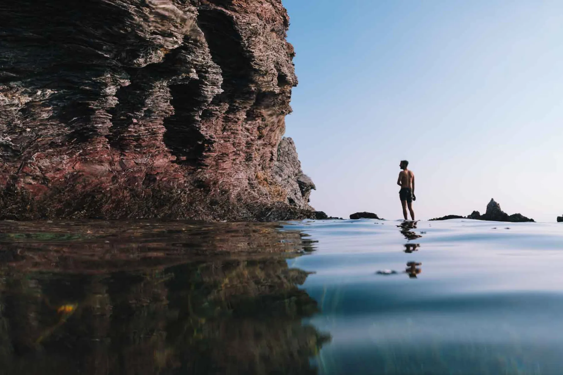 Kustscen från Akamas naturreservat