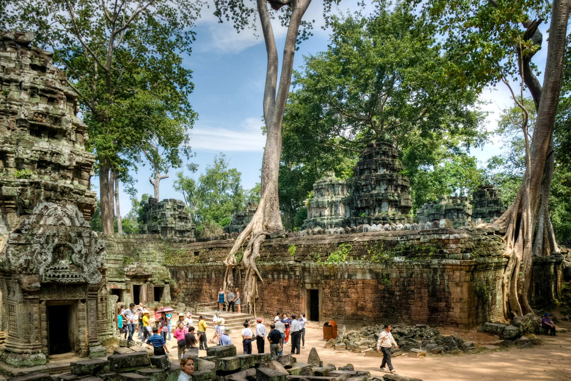 Tempel i Siem Riep, Kambodja