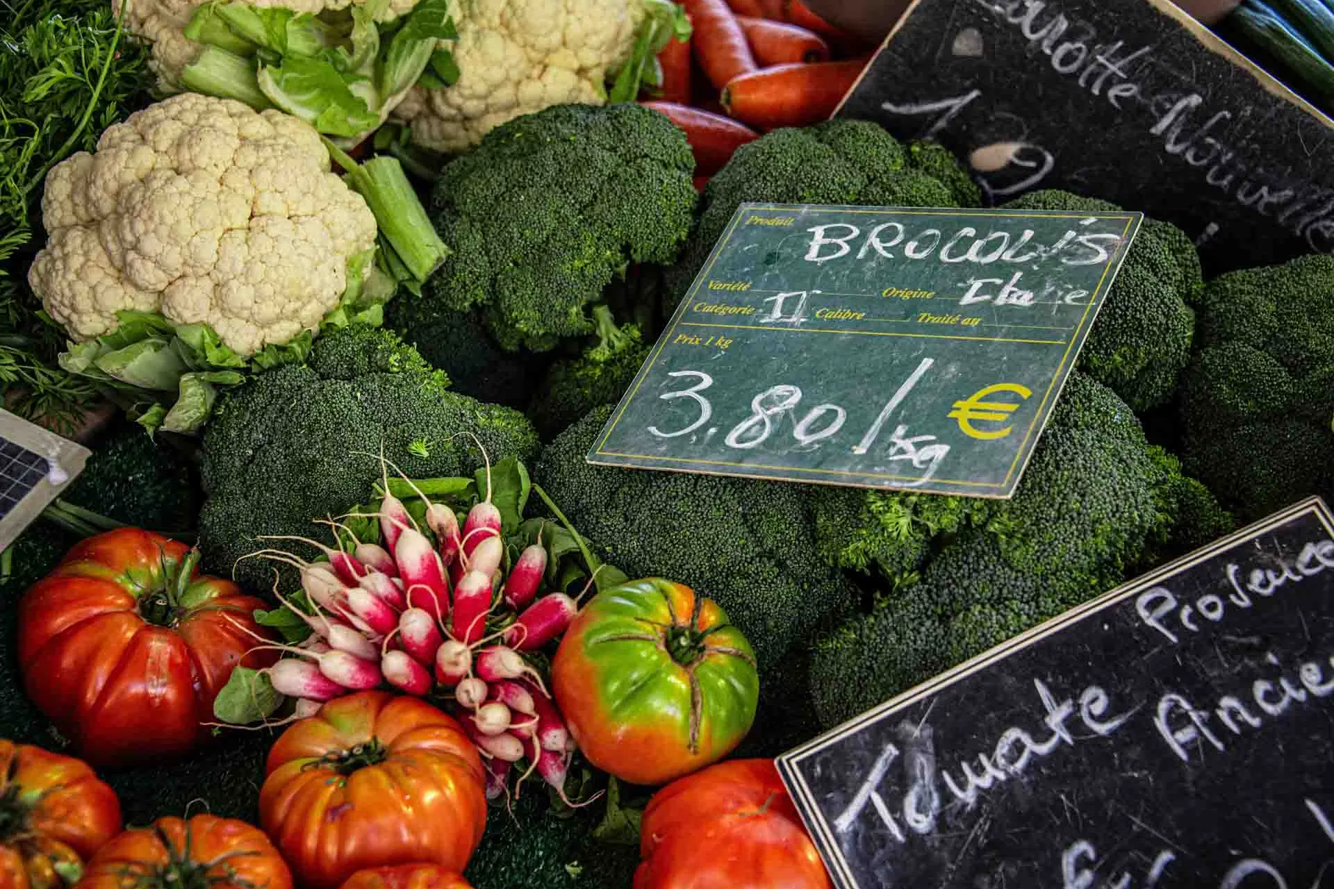 Grönsaksmarknad i Aix