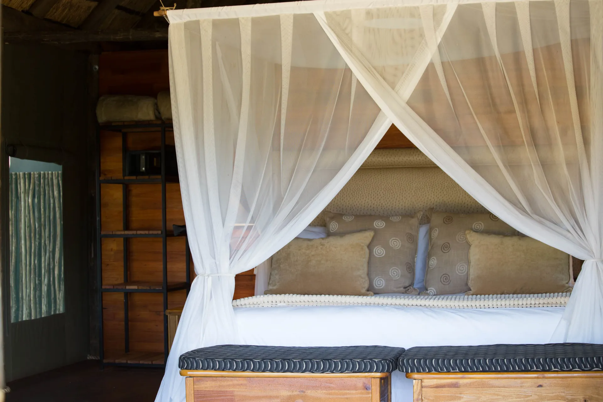 Sovmiljö i stugan för 2