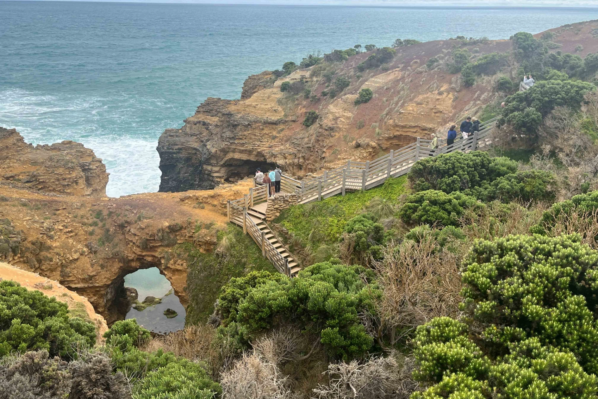 Utsiktspunkt från Great Ocean Road