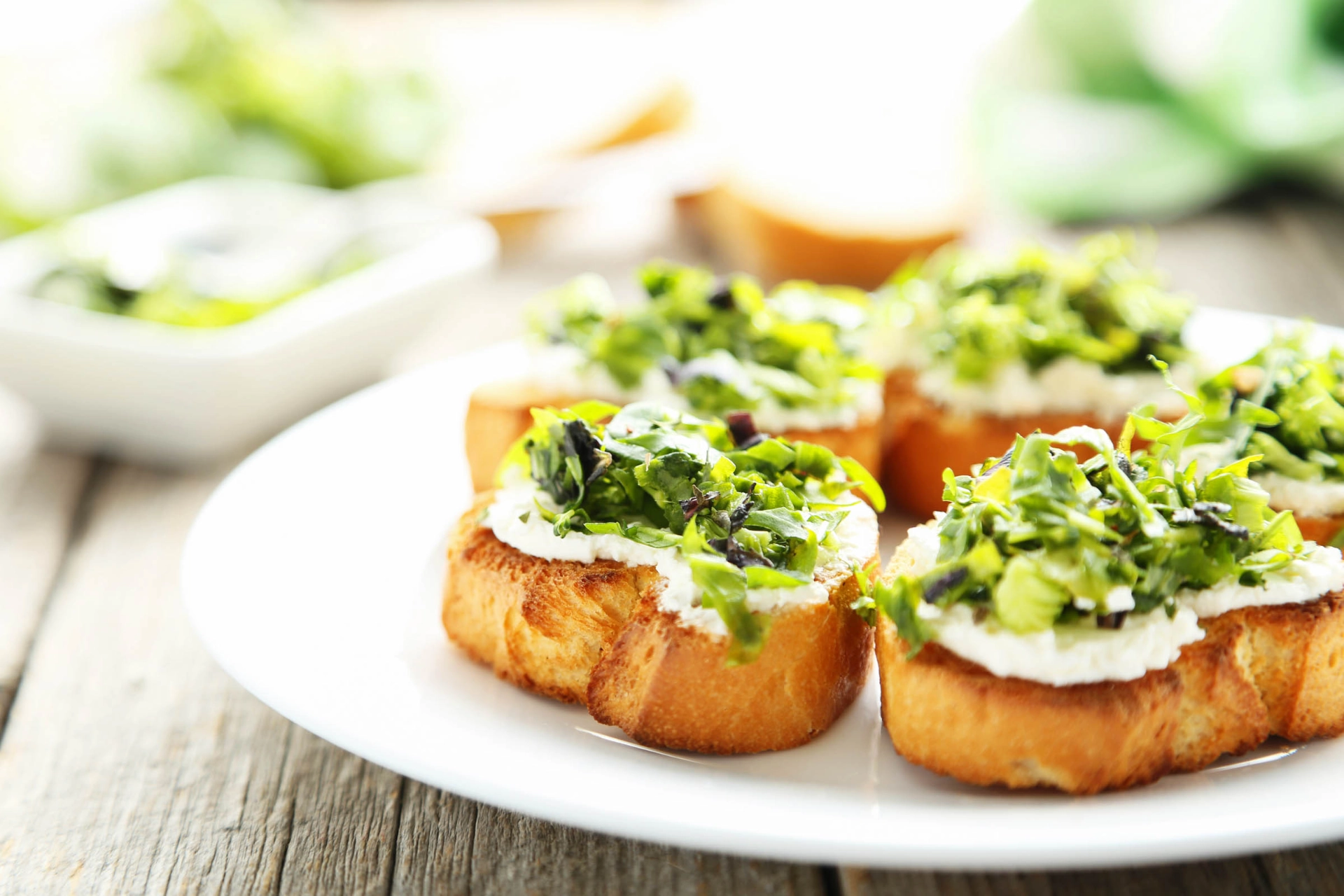 Klassiska italienska bruschetta
