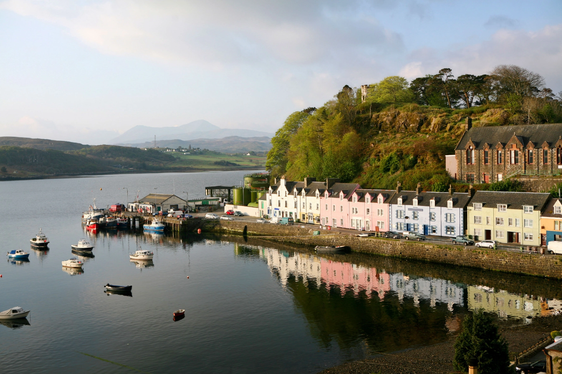 Hamn vid Isle of Skye