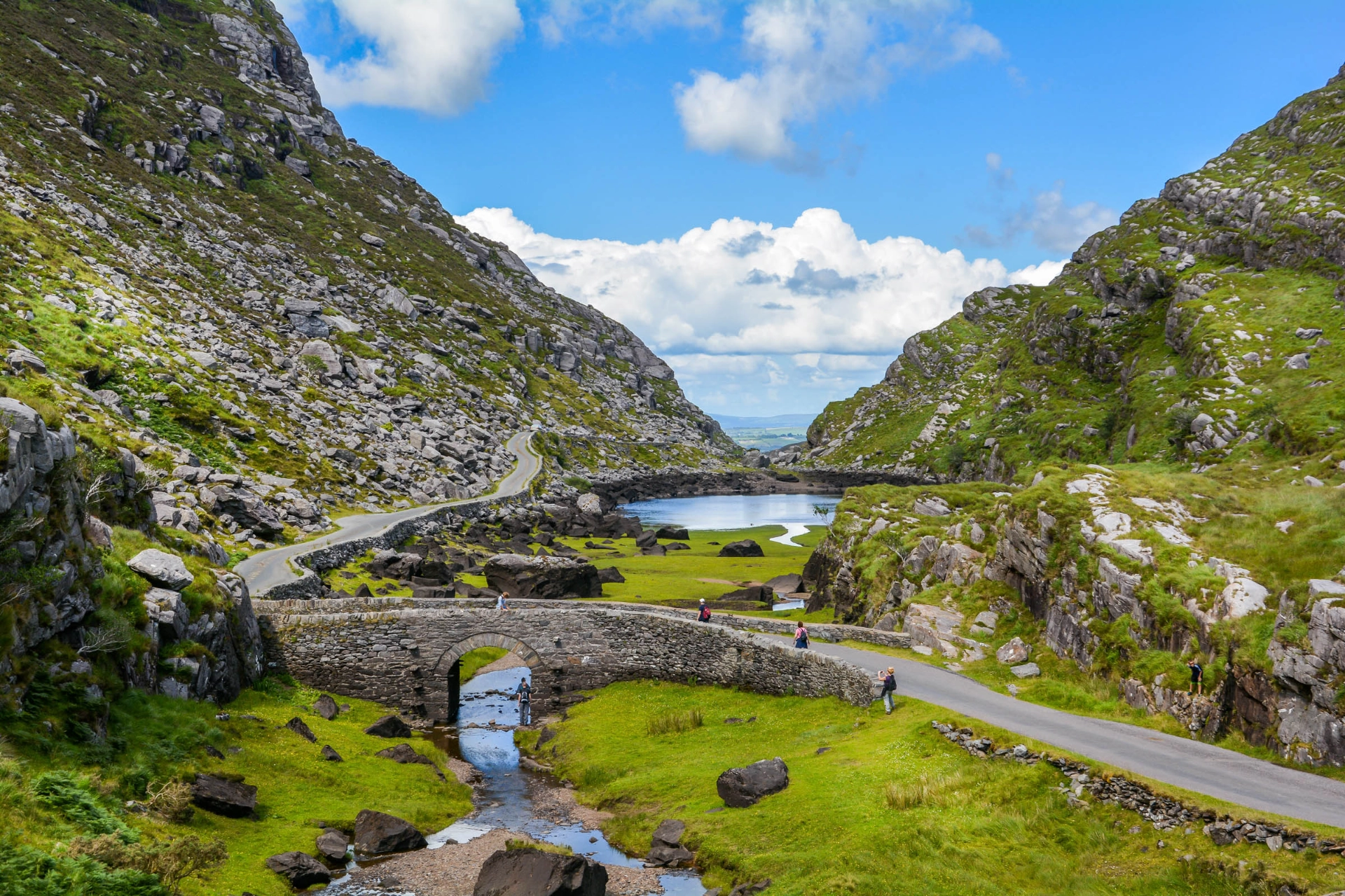 Gap of Dunloe nära Killarney