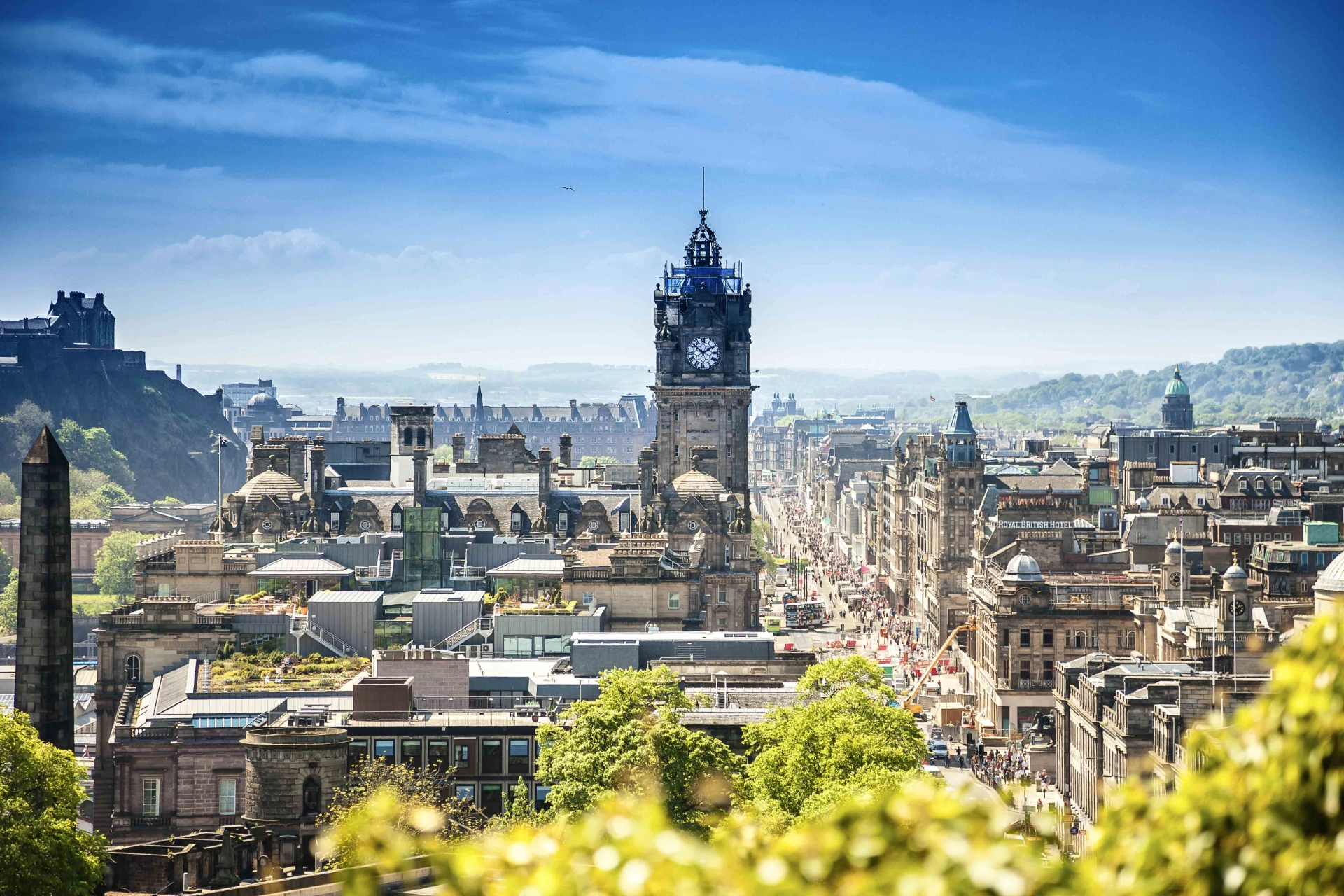 Utsikt över Edinburgh