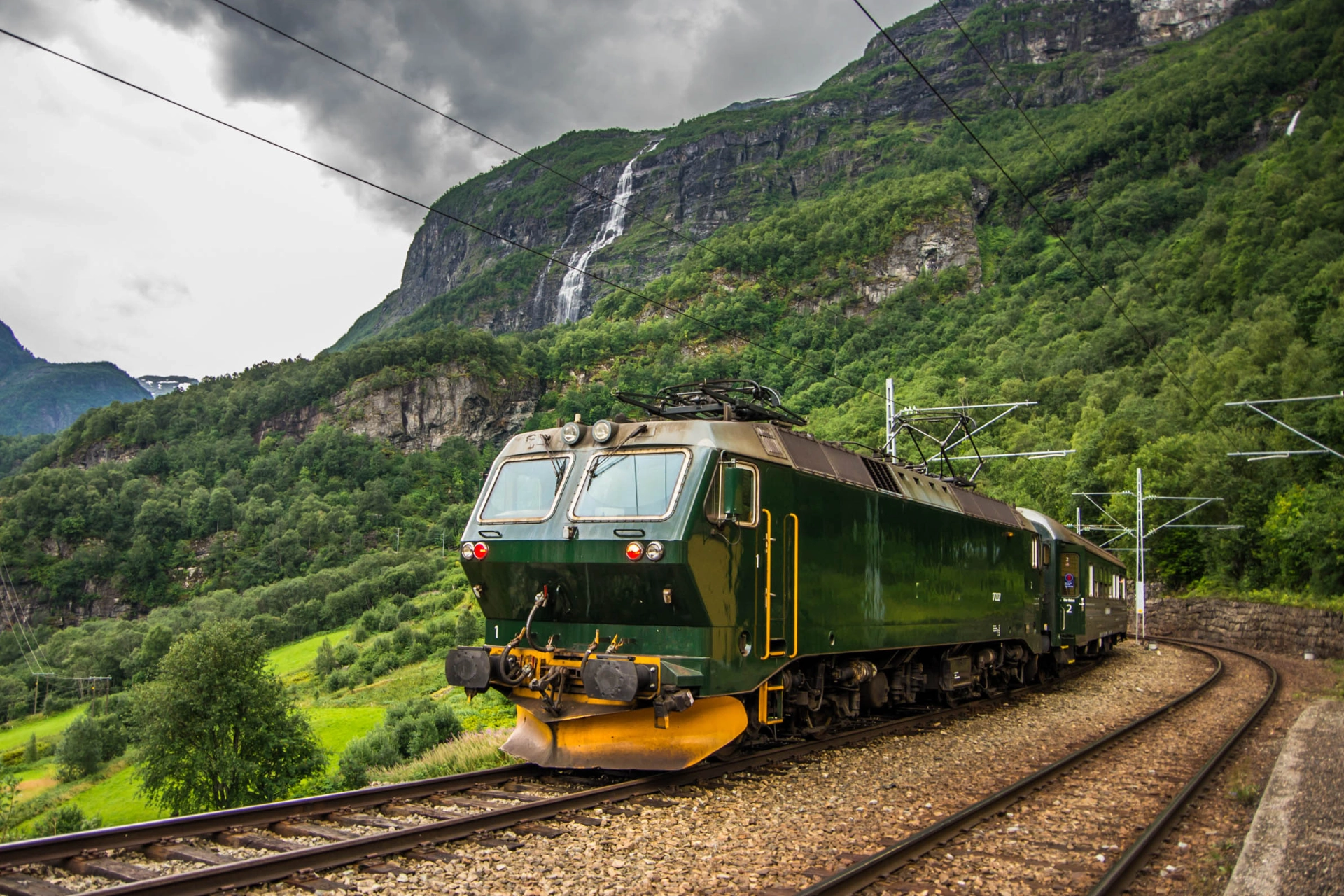 Flåmsbanan är ca 20 kilometer lång