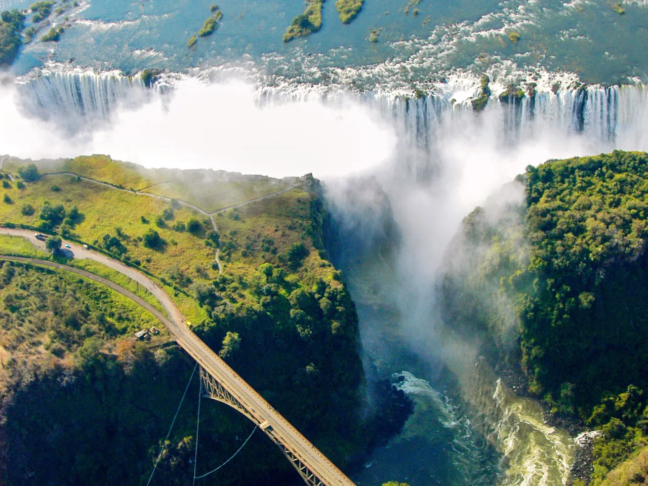 Bro mellan Zimbabwe och Zambia Bro mellan Zimbabwe och Zambia