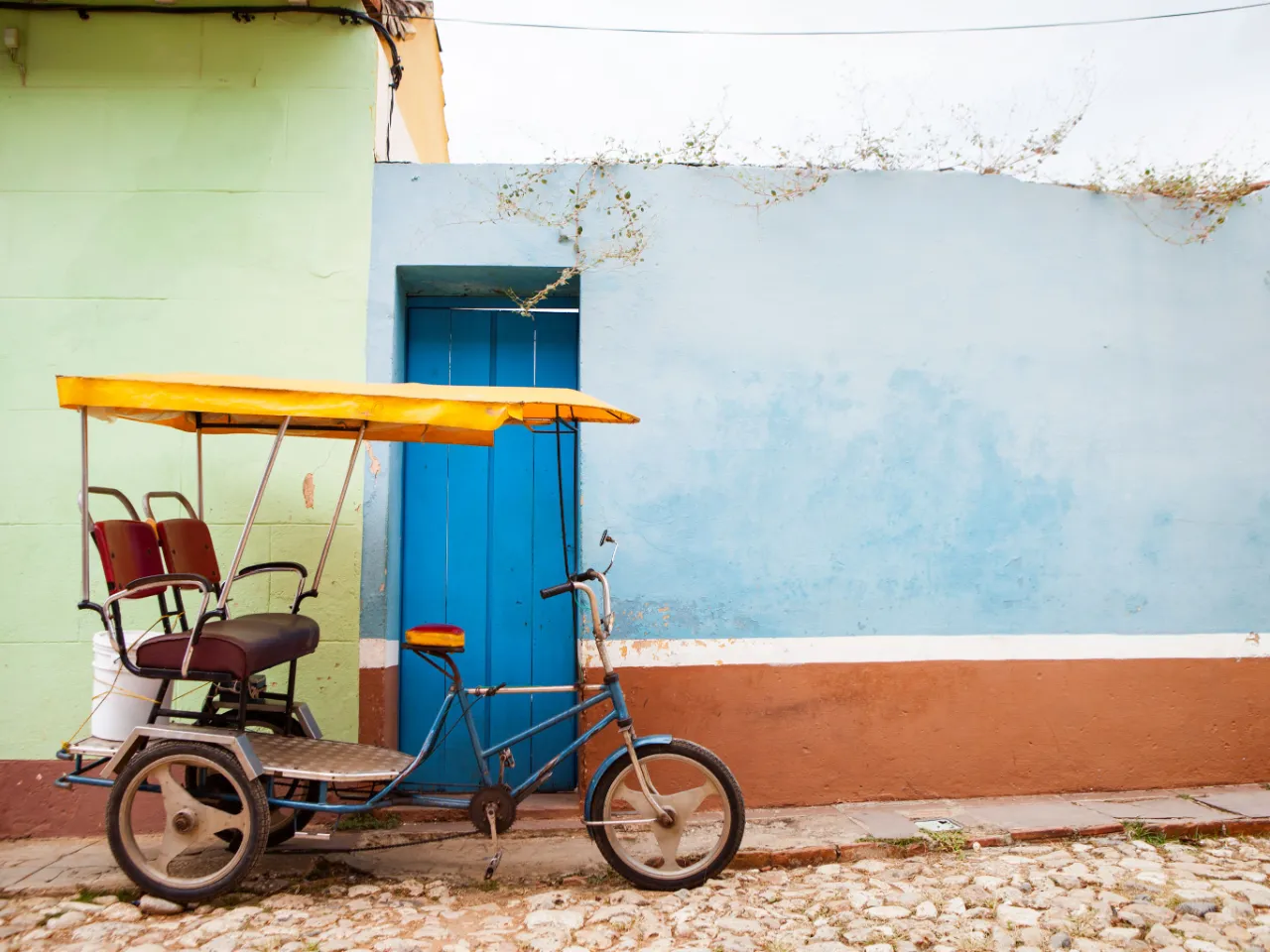 Cykeltaxi i Trinidad