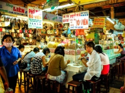Binh Tay-marknaden i Ho Chi Minh-staden