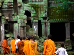 Tempel i Siem Riep, Kambodja