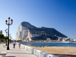 Den engelska kronkolonin Gibraltar