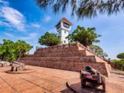 Anping Fort i Tainan byggdes ursprungligen av holländarna 1624