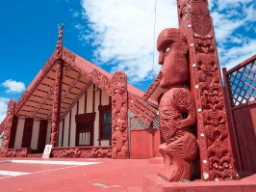 Māori-möteshus i Rotorua