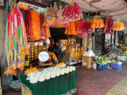 Bangkok marknadsscen Bangkok marknadsscen