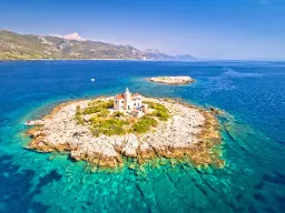 Fyrtorn vid Korčula