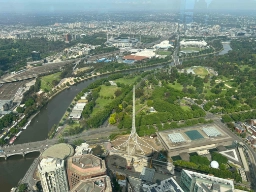Utsikt över Melbourne från Eureka Skydeck