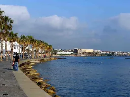 Paphos hamnpromenad