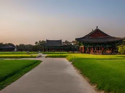 Donggung-palatset och Wolji-dammen i Gyeongju