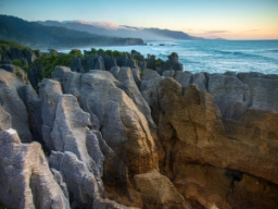 Pancake Rocks vid Punakaiki – Nya Zeeland