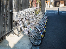 Kyoto är en cykelvänlig stad