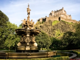 Edinburgh Castle i Old Town