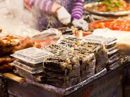 Gwangjang-marknaden i Seoul