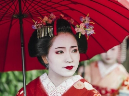 En geisha-lärling kallas maiko