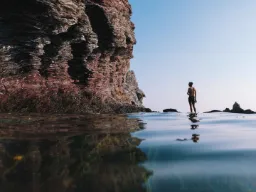 Kustscen från Akamas naturreservat
