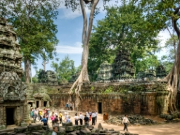 Tempel i Siem Riep, Kambodja