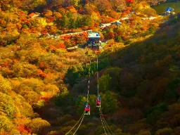 Linbanan i Naejangsan nationalpark