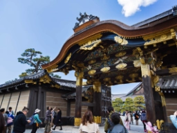 Ingången till Nijo-borgen, Kyoto