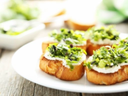 Klassiska italienska bruschetta