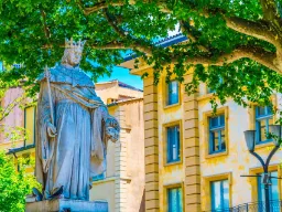 Staty av René av Anjou – även känd som den gode kungen René