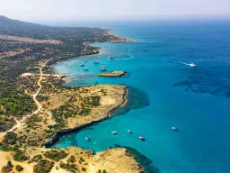 Akamas naturreservat sett från luften