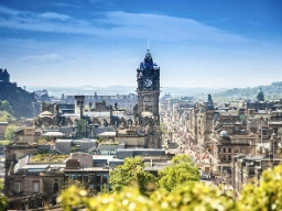 Utsikt över Edinburgh